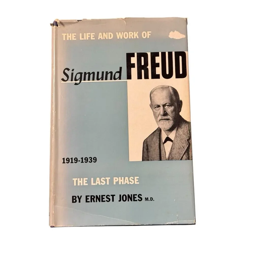 Ernest Jones THE LIFE AND WORK OF SIGMUND FREUD 3 Vol Set Basic Books 1950s
